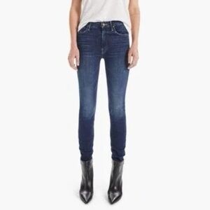 MOTHER High Waisted Cropped Looker Teaming Up Jeans Size 25